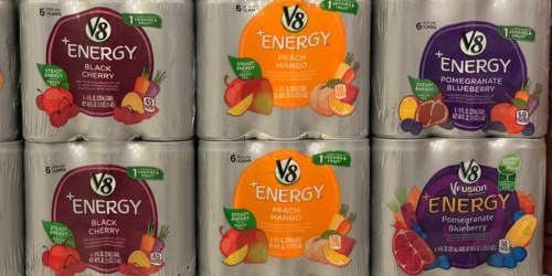 Amazon: V8 +Energy 24-Pack Only $11.46 Shipped – Just 48¢ Per Can & More
