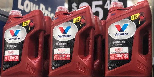 High Value $6/2 Valvoline Motor Oil Coupon