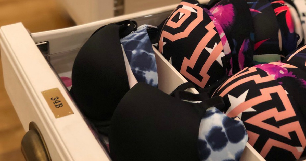 Victoria's Secret PINK Bras in drawer