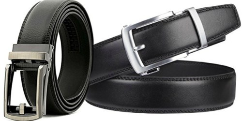Amazon: Mens Leather Belts Just $19.85 Shipped