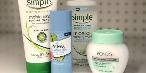OVER 50% Off Select Simple, Pond’s & St. Ives Skincare at Walgreens