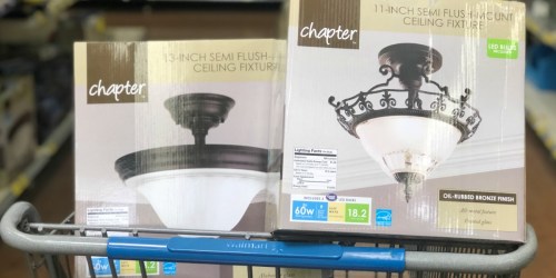 Walmart: Lighting Fixtures Possibly Only $13 (Regularly $50)