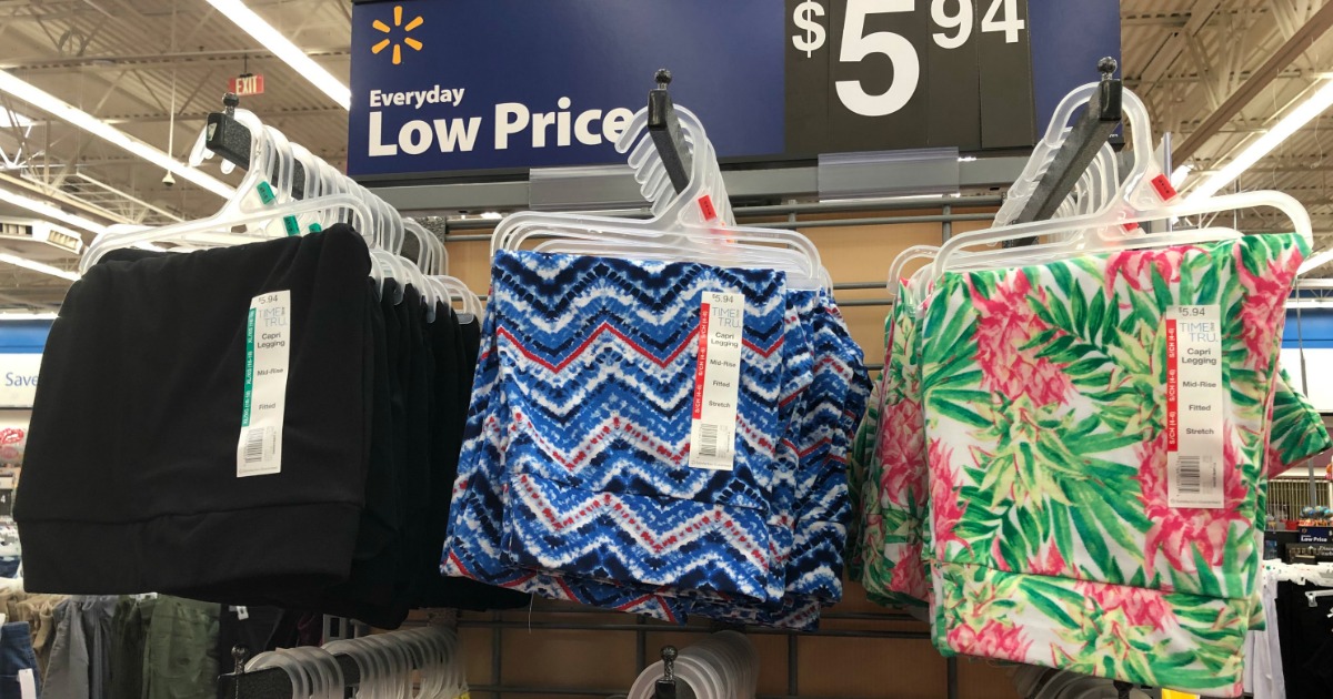 Time & Tru Capri Leggings Only $5.94 at Walmart (Online & In-Store)