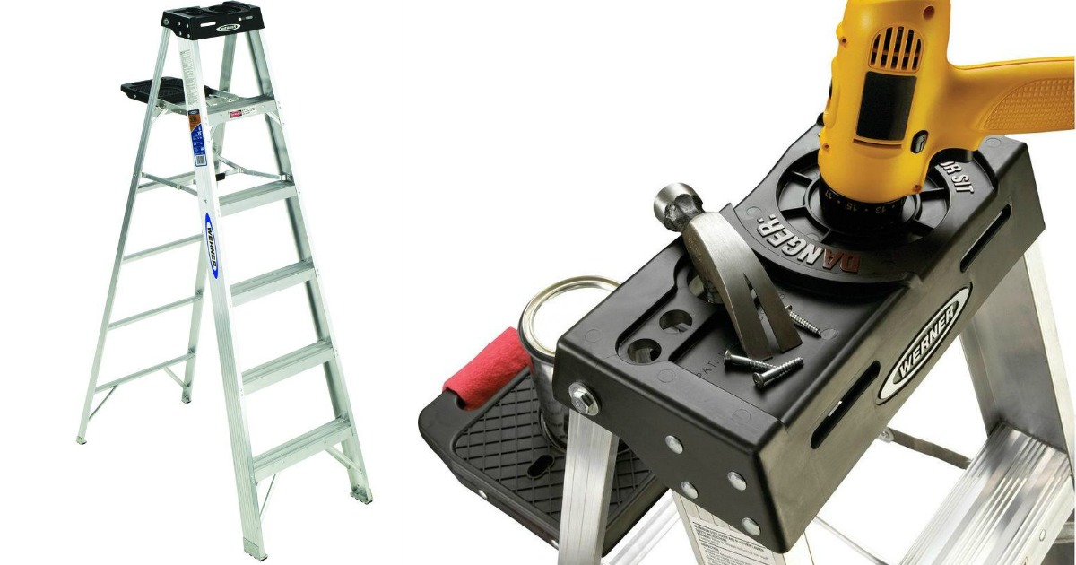 Home Depot Werner 6 ft. Aluminum Ladder w/ Multifunctional Top ONLY
