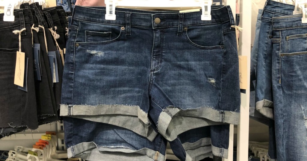 pair of mens jeans on a hanger