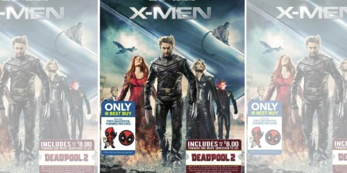X-Men Triology Blu-ray Pack + $8 Movie Ticket to Deadpool 2 as Low as $12.99 (Regularly $25)