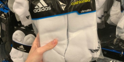 Men’s & Women’s Adidas 6-Pack Socks Only $7.99 Shipped