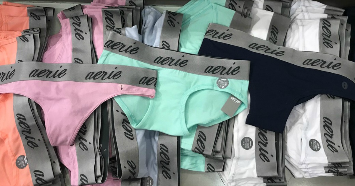 Ten Pairs of Aerie Underwear ONLY $25 Shipped - Just $2.50 Each