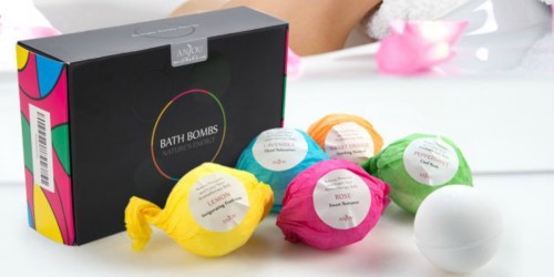 Amazon: Anjou All-Natural Bath Bombs 6-Piece Gift Set Only $7.99 (Awesome Reviews)