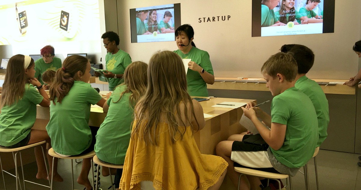 FREE Apple Kids Camp at Apple Retail Stores For Ages 812 (Make