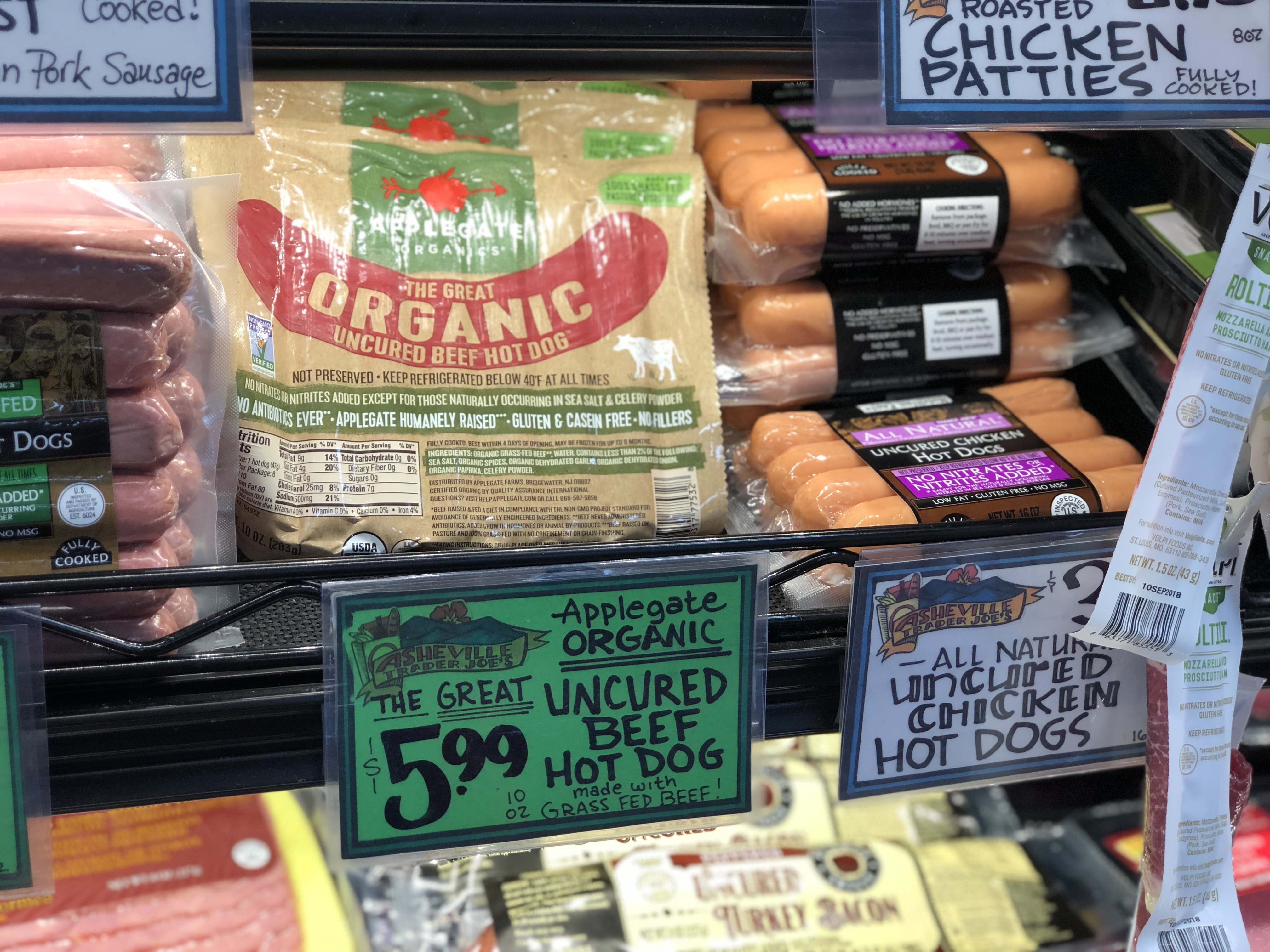 trader joes deals – applegate hot dogs