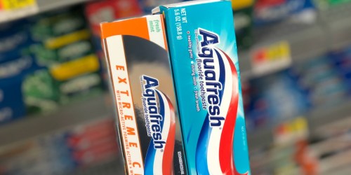 Aquafresh Toothpaste as Low as 17¢ After Cash Back at Walmart
