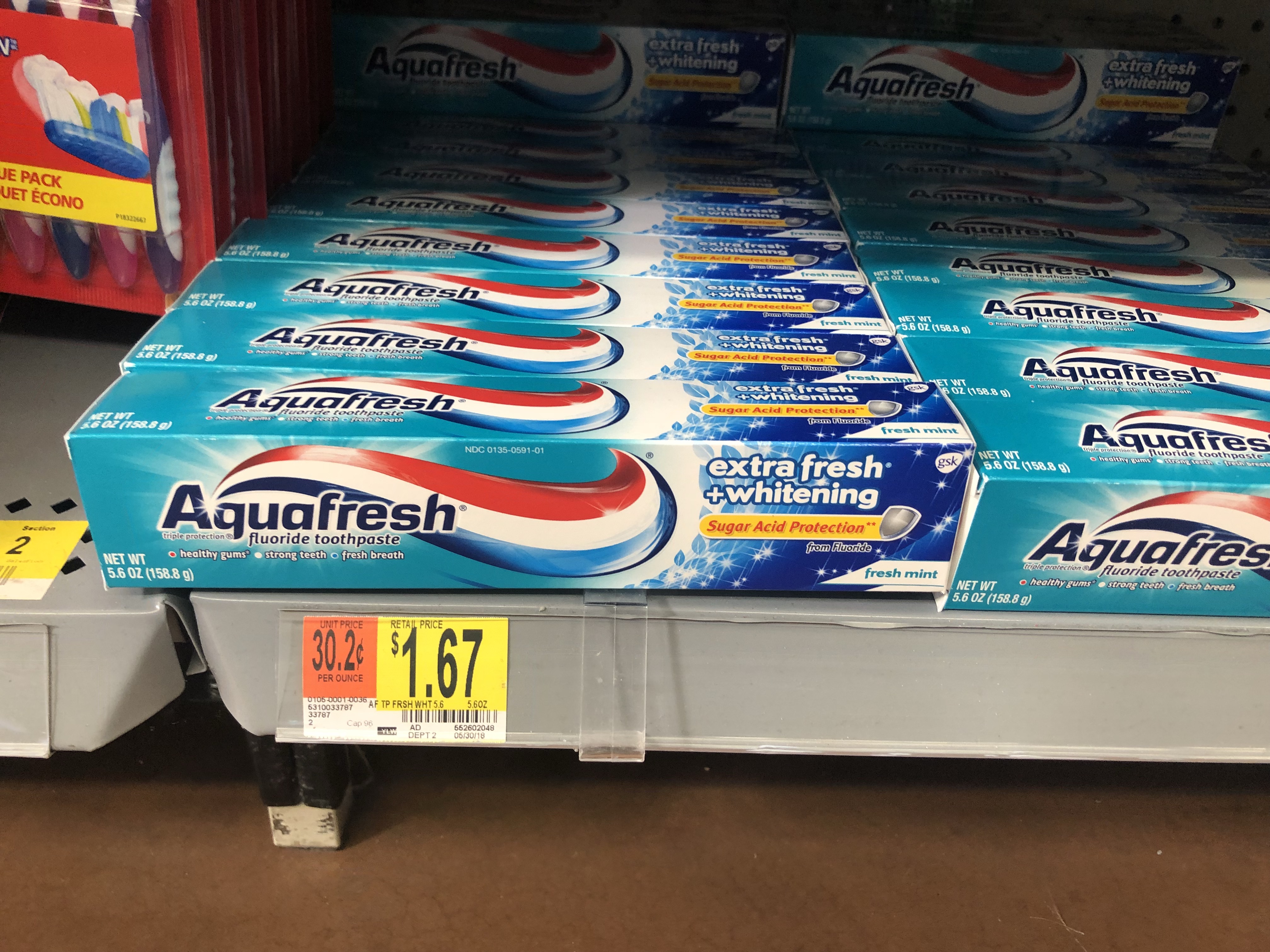 aquafresh toothpaste coupons