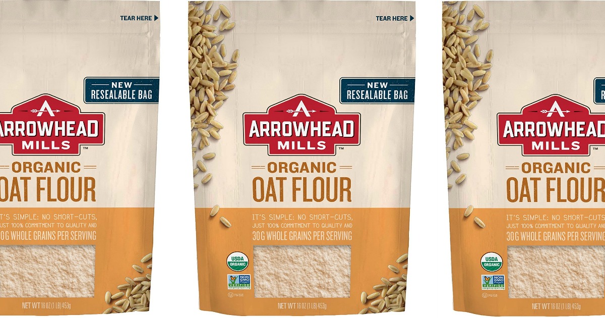 Amazon Arrowhead Mills Organic Oat Flour 6Pack Only 10.43 Shipped