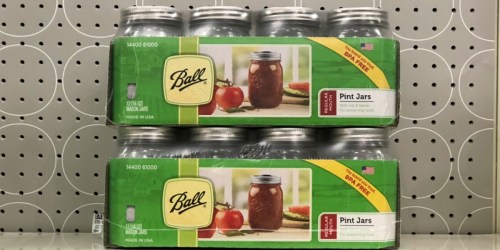 High Value $2/1 Ball or Kerr Jars 12-Pack Coupon = Only 28¢ Per Jar After Cash Back at Target