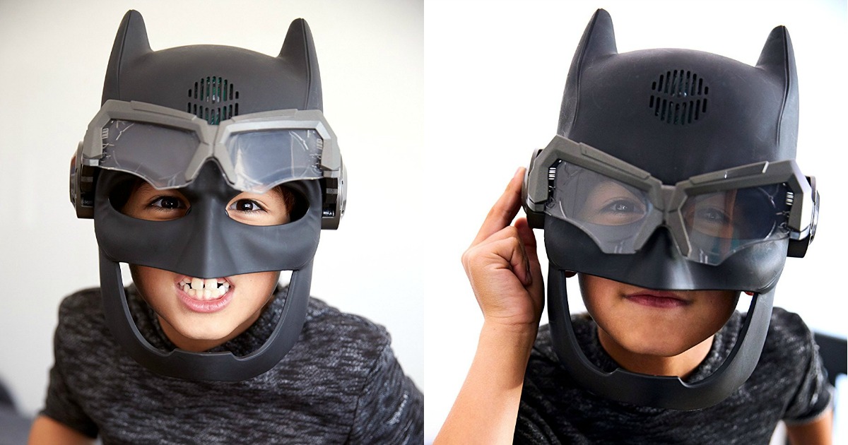 DC Justice League Batman Voice Changing Tactical Helmet Action Figure Mask 
