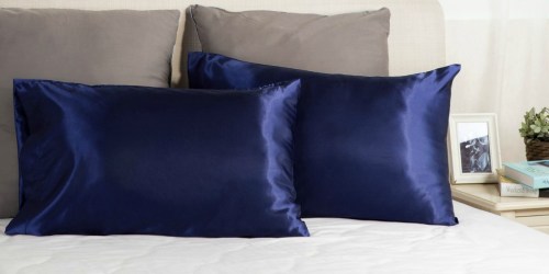 Amazon: Bedsure Satin Pillowcase Set Only $7.99 & More