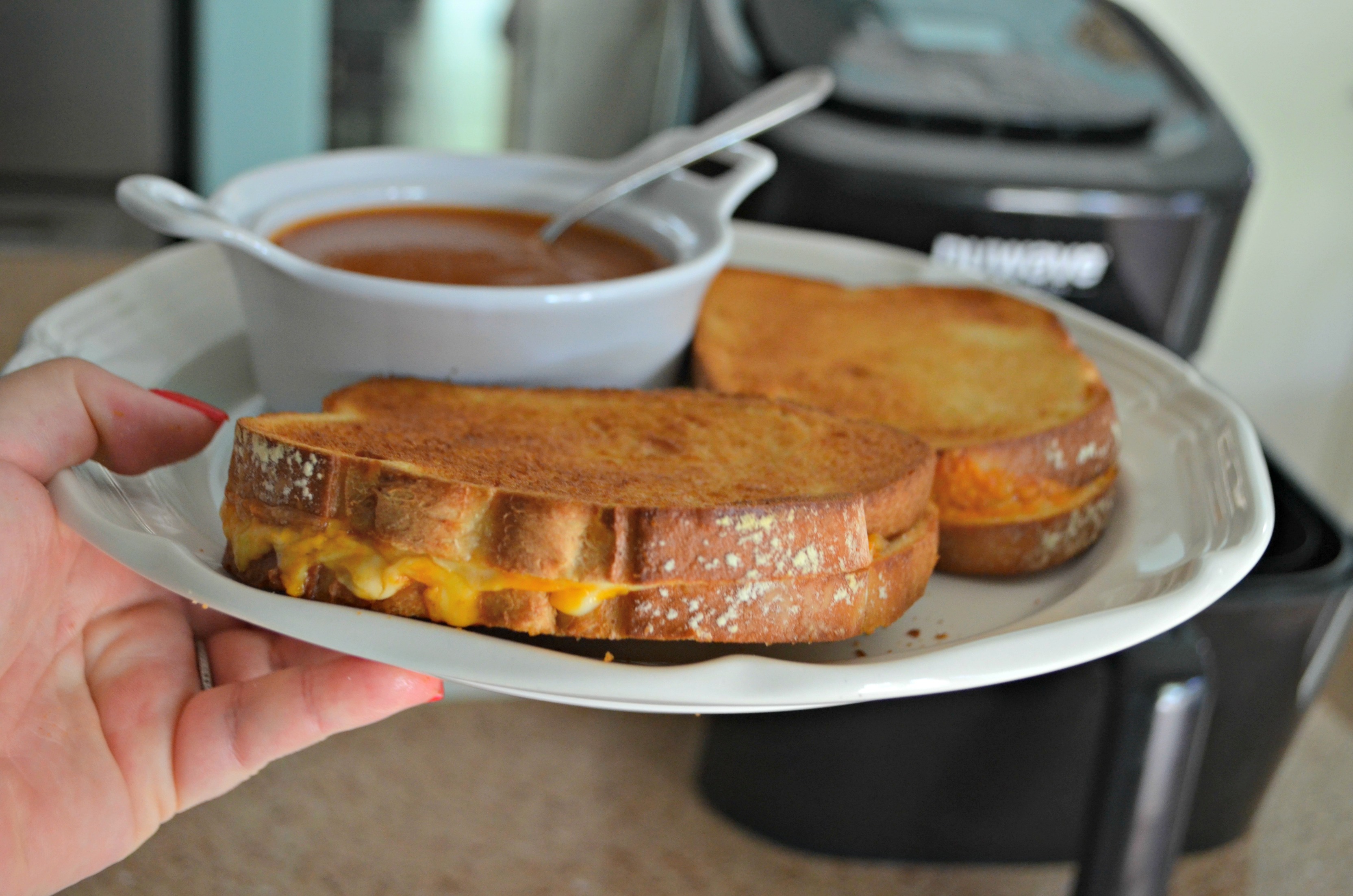 Air Fryer Grilled Cheese - 