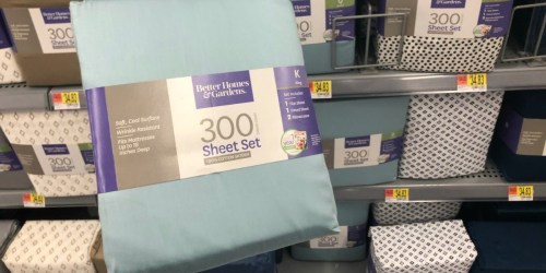 Better Homes and Gardens King Sheet Set Possibly Just $11 at Walmart