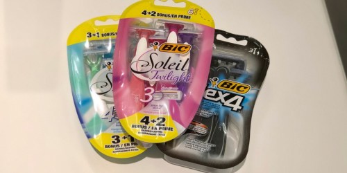High Value $3/1 BIC Disposable Razors Coupon = Two Free Packages After Target Gift Card