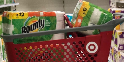 Three Bounty Paper Towel Giant Roll 8 Packs Only $17.87 After Target Gift Card