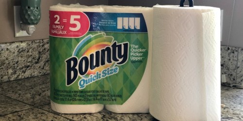 Amazon: SIXTEEN Bounty FAMILY Size Paper Towel Rolls Only $17.54 Shipped