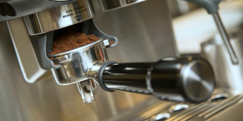 espresso grounds from breville espresso machine