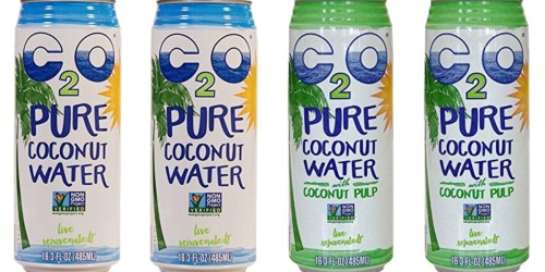 Amazon: C2O Pure Coconut Water 8-Count Cans Only $12.91 Shipped (Just $1.61 Each)