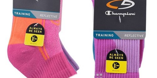 TWO Champion Girls 2-Pack Reflective Socks Just $1.99 Shipped (Only 50¢ Per Pair)