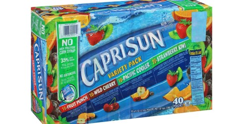 Sam’s Club: Capri Sun 40-Count Drink Pouches Just $6.98 Shipped (17¢ Per Pouch)