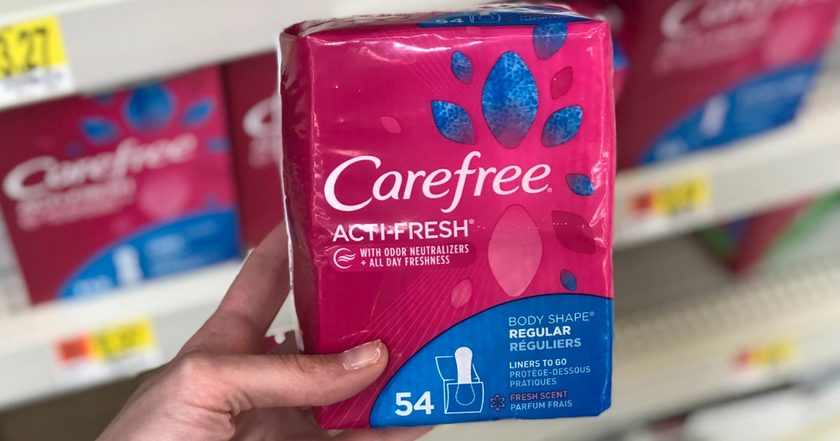 Carefree Liners 54Count Pack Only 92¢ After Cash Back at Walmart