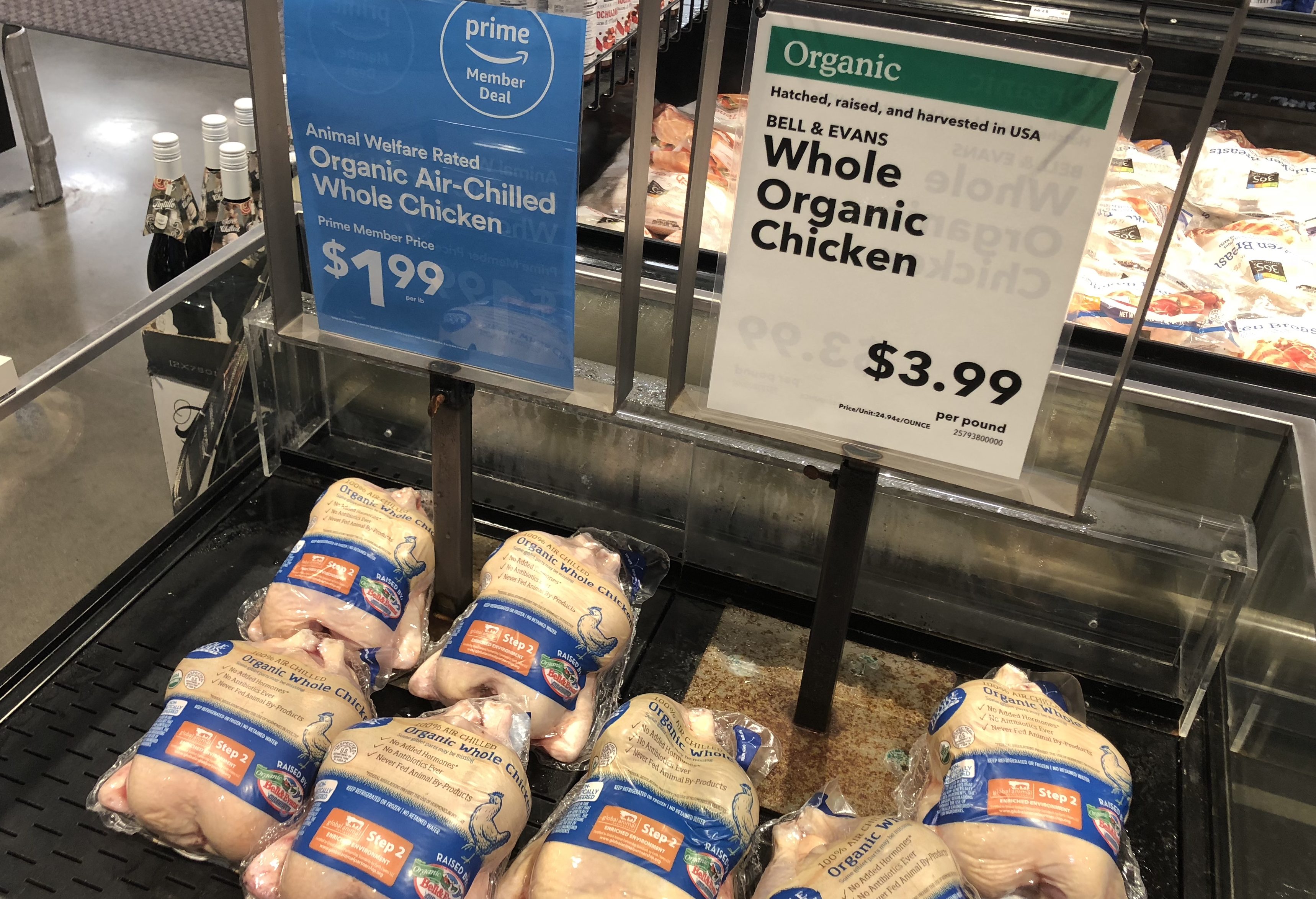 amazon prime sale whole foods - Whole Foods Chicken for Prime Members priced lower