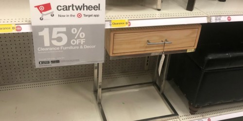 Extra 15% Off Clearance Furniture & Decor at Target (In-Store Only)
