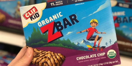 Amazon: Clif Kid 18-Count Organic ZBars Only $8.54 Shipped (Just 47¢ Per Bar)
