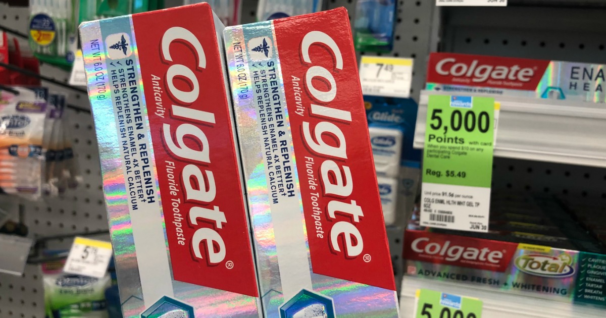 Walgreens: FREE Colgate Enamel Health Toothpaste After Cash Back & Rewards