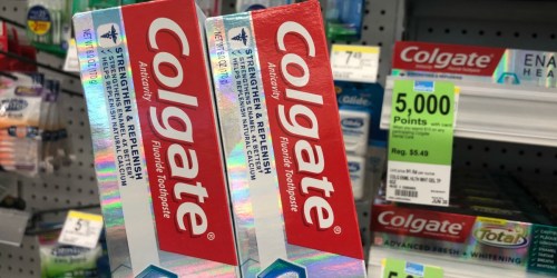 Walgreens: FREE Colgate Enamel Health Toothpaste After Cash Back & Rewards