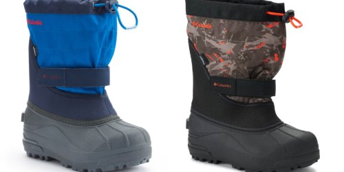 Columbia Kids Boots Starting at $16.50 (Regularly $55) + Free Shipping for Kohl’s Cardholders