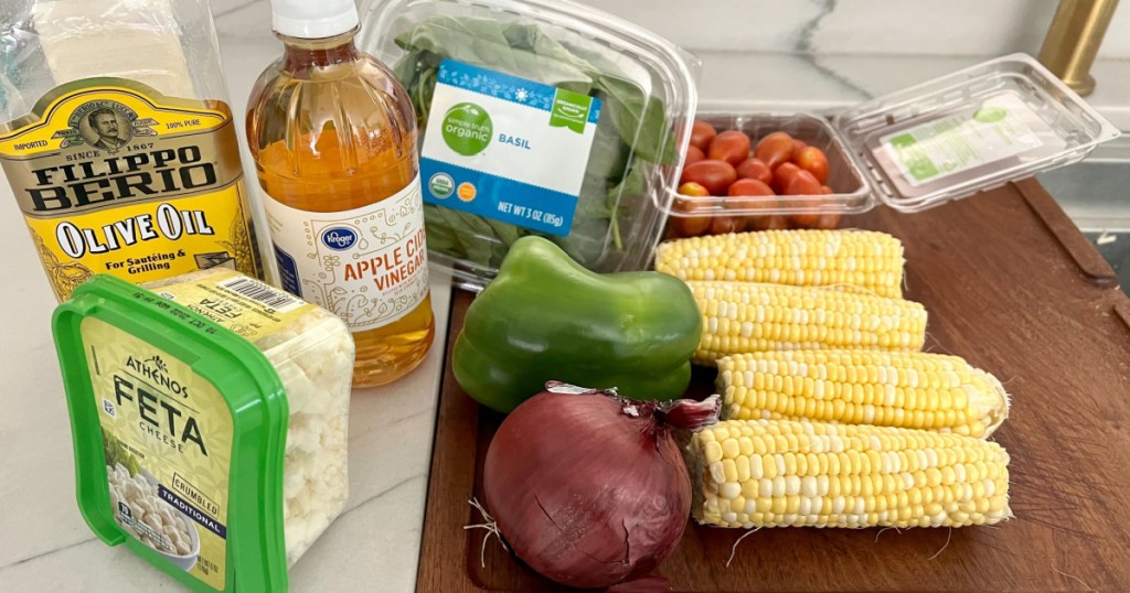 easy summer corn salad ingredients