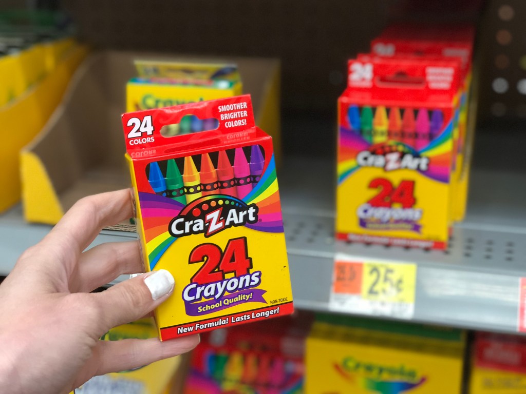 CraZArt Crayons Just 25¢ & Markers Only 50¢ at Walmart (InStore Only)