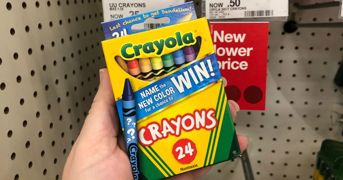 Target: 50¢ Crayola Crayons, 99¢ Crayola Markers, 25¢ Up & Up Crayons ...