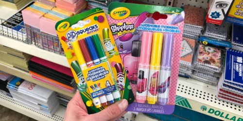 Crayola Pip-Squeaks & Shopkins Markers Just $1 at Dollar Tree
