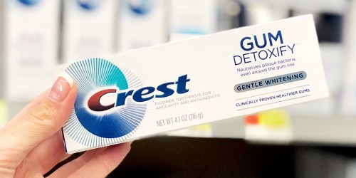 Amazon: 3-Pack Crest Gum Detoxify Deep Clean Toothpaste Only $9.99 (Just $3.33 Each)