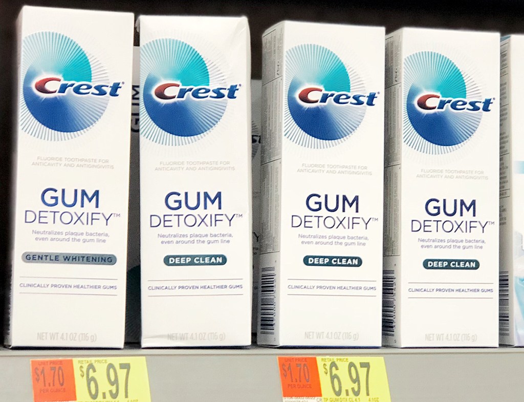 Crest Gum Detoxify Toothpaste Only $3.97 at Walmart After Ibotta ...