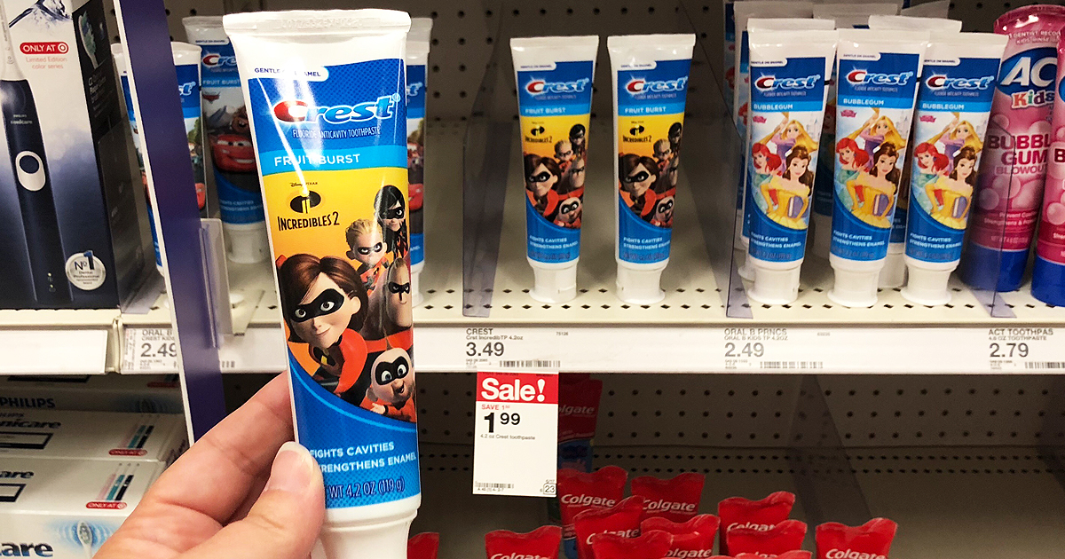 crest incredibles toothpaste