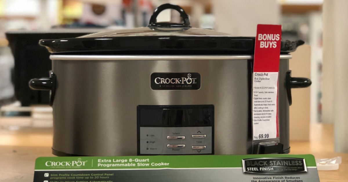 Kohl's Cardholders Stainless Steel CrockPot or Coffee Maker Only 31.