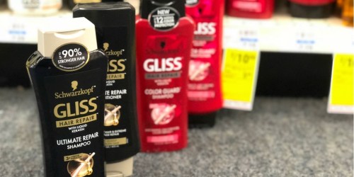 $7 Worth of Schwarzkopf Gliss Hair Care Coupons = $1.75 Shampoo After CVS Rewards