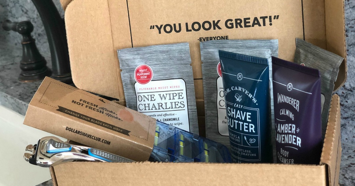 Dollar Shave Club Kit Only 5 Shipped Includes Razor, 4 Cartridges