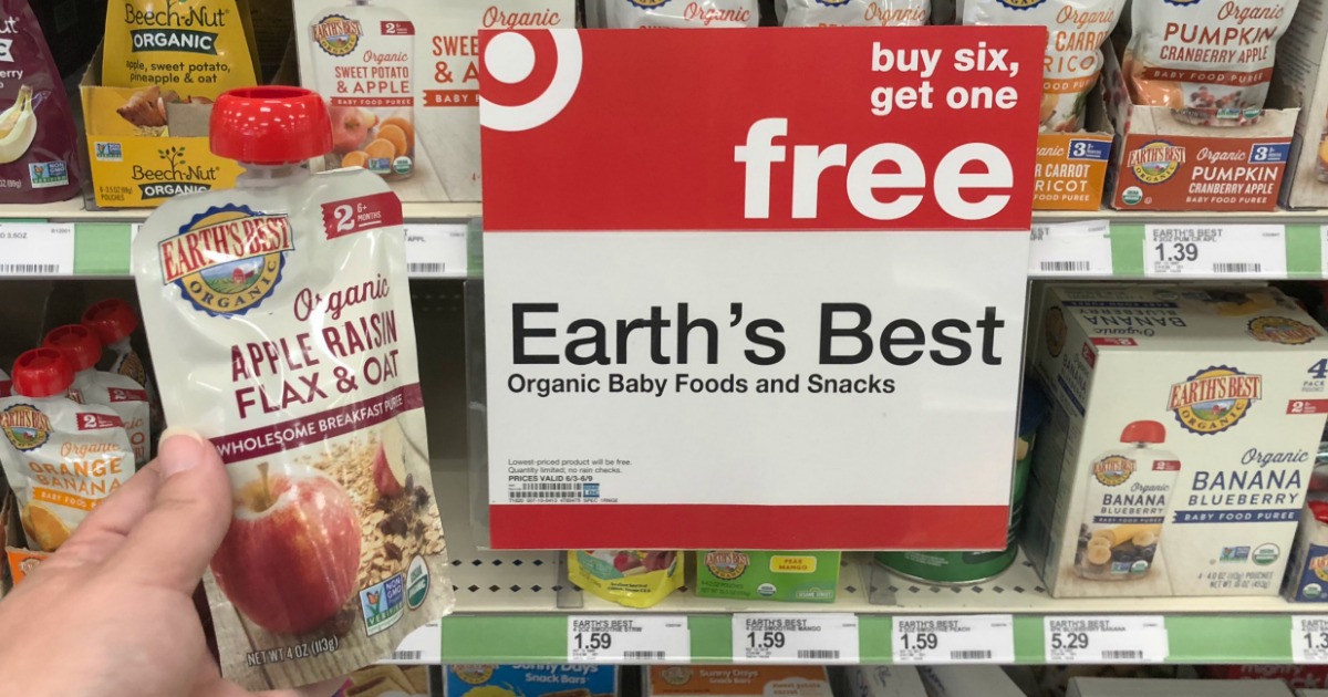 1/3 Earth's Best Organic Pouches Coupon = Only 85¢ Each at Target