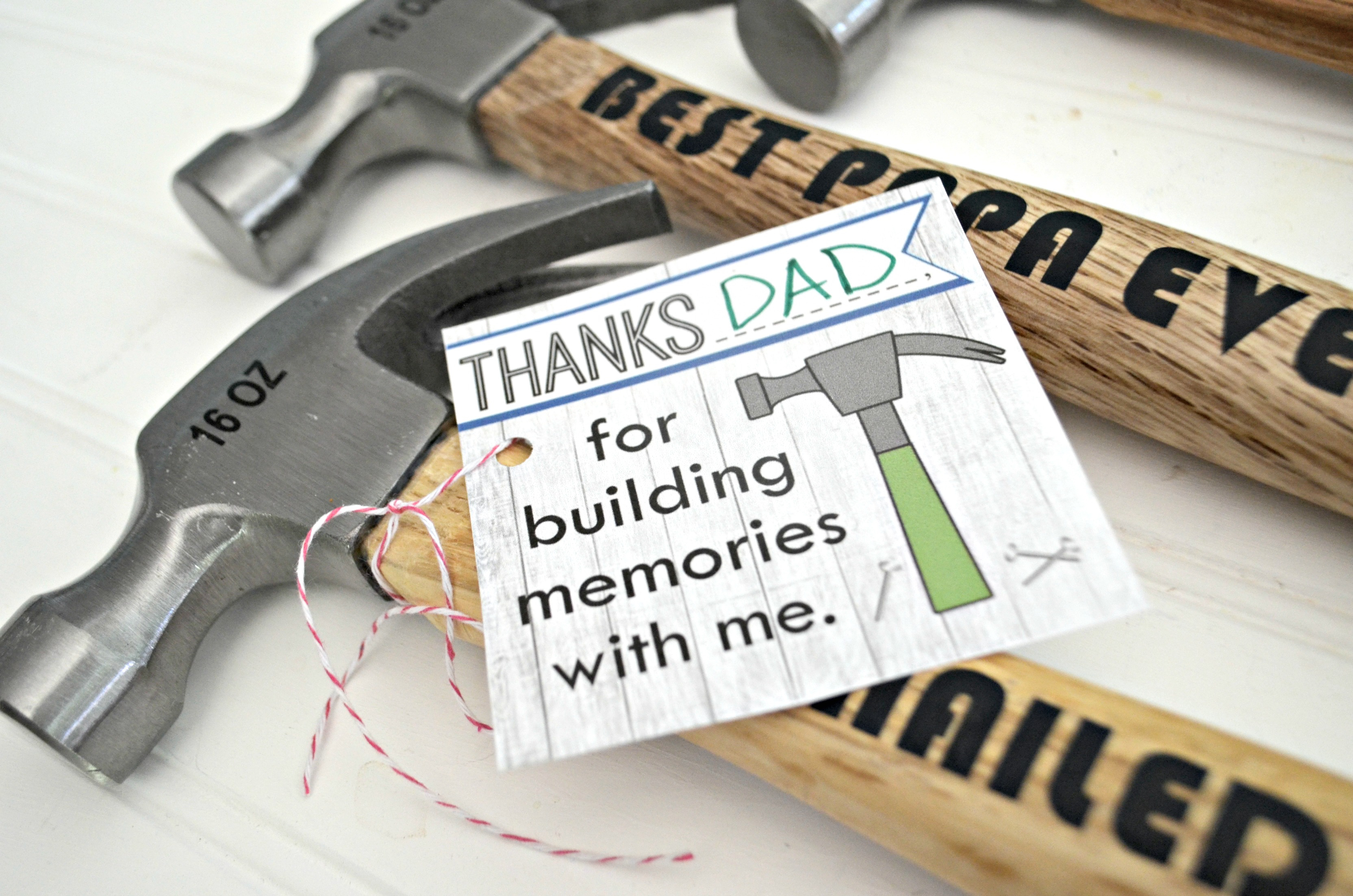 fathers day freebies meals and deals – cute Father's Day hammer craft