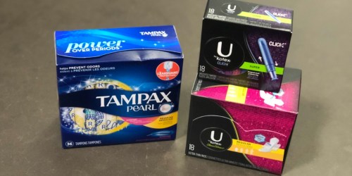 Feminine Care Products ONLY 48¢ Each Shipped After SYW Points (Tampax, Kotex & More)